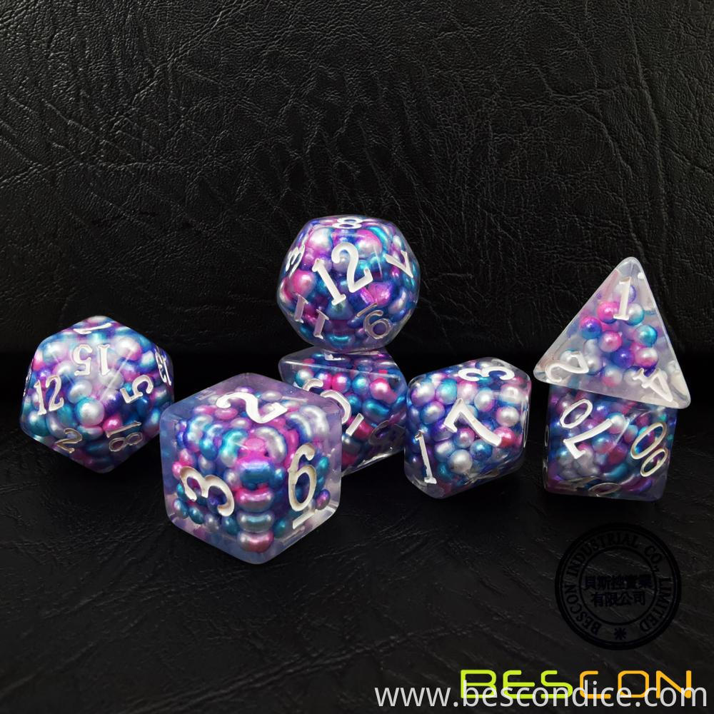 Peacock Pearl Dice For Roleplaying Dice Games 4